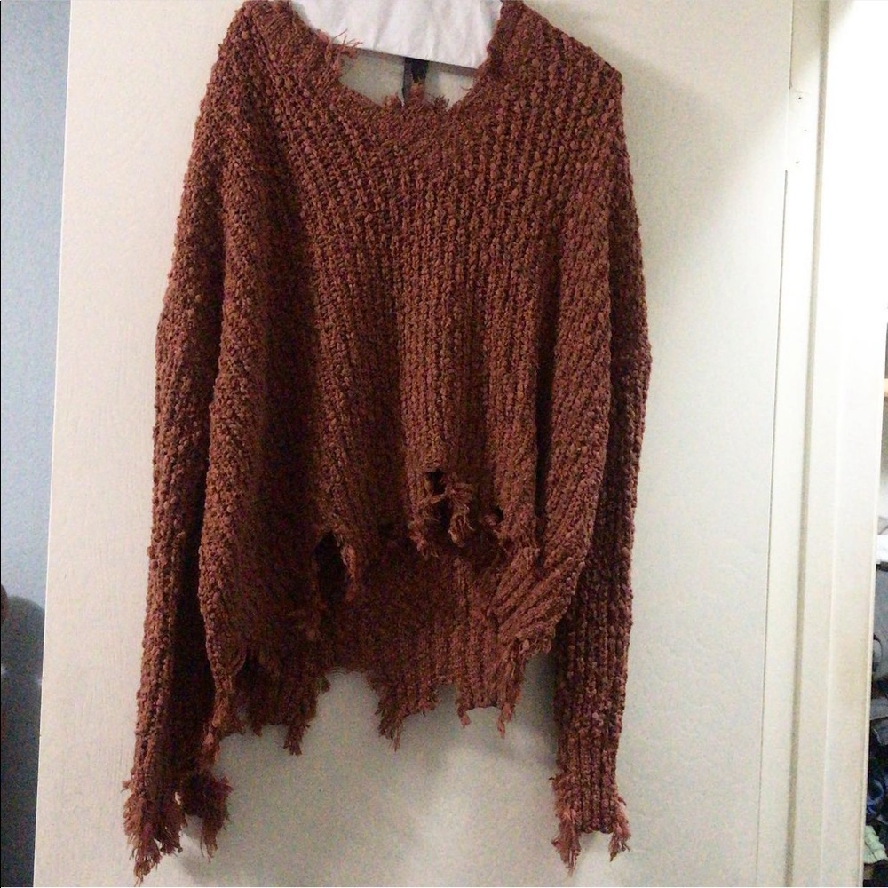 Cute burnt orange sweater
